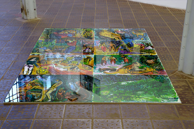 Franziska Guettler 8 ZEICHNUNGEN | 256 × 180 cm, Tusche auf Papier, 2015-2017
