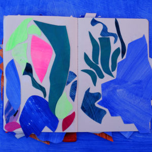 XIK | 21 × 26 cm, Papier, Siebdruck, Pigment, Acryl, 2021