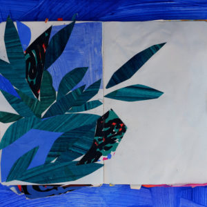 OUT | 21 × 26 cm, Papier, Siebdruck, Pigment, Acryl, 2016