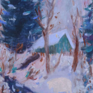 WINTER | 80 × 45 cm, Öl auf Leinwand, 2026